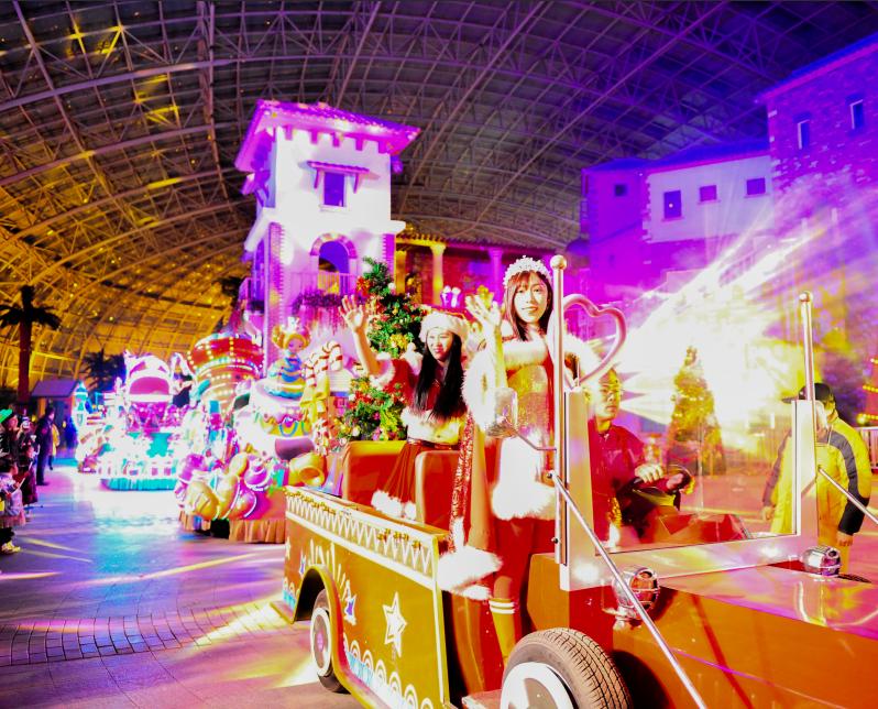 秋天去天津欢乐谷,冬天的童话