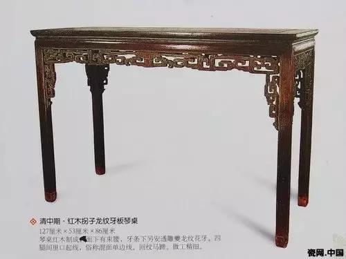 民国时期的琴桌,明清琴桌