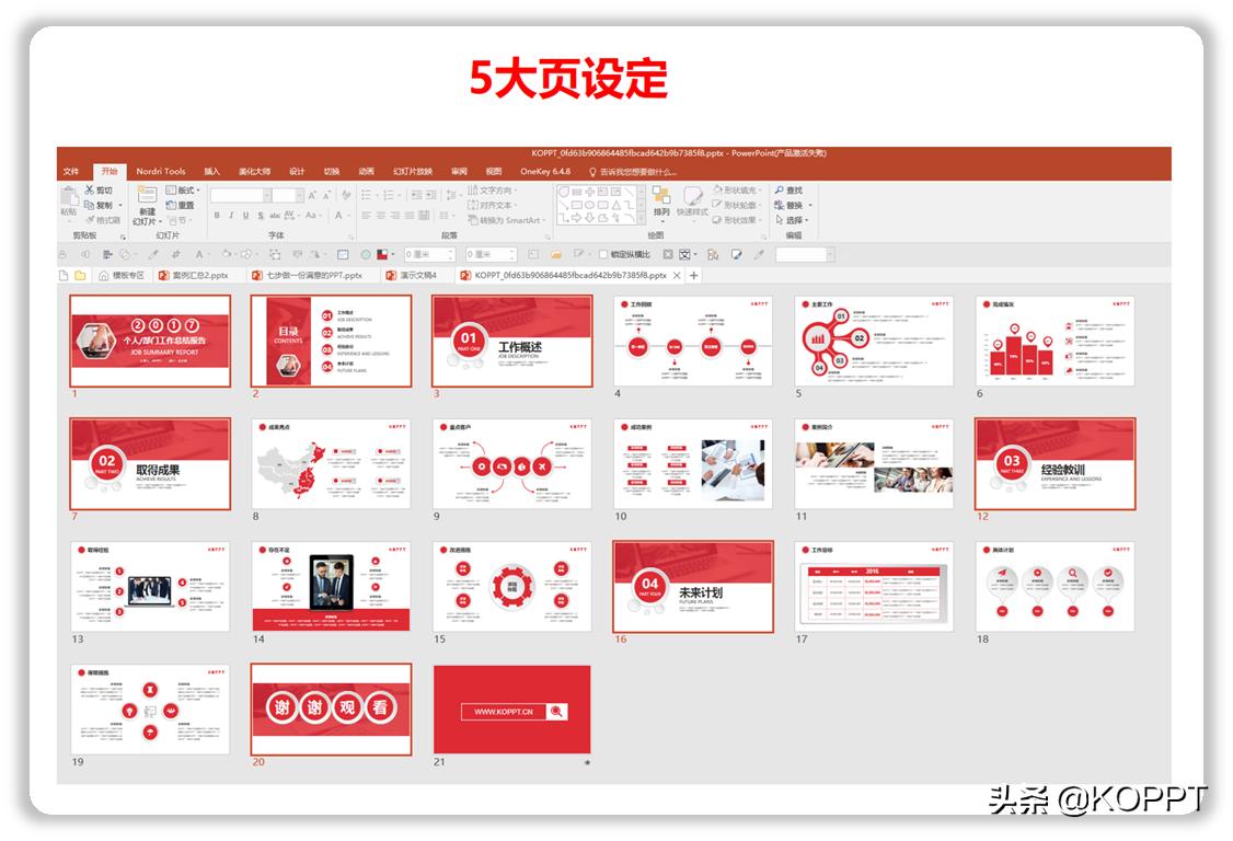 7个习惯让你成为高效能人士ppt,好习惯养成的免费ppt模板