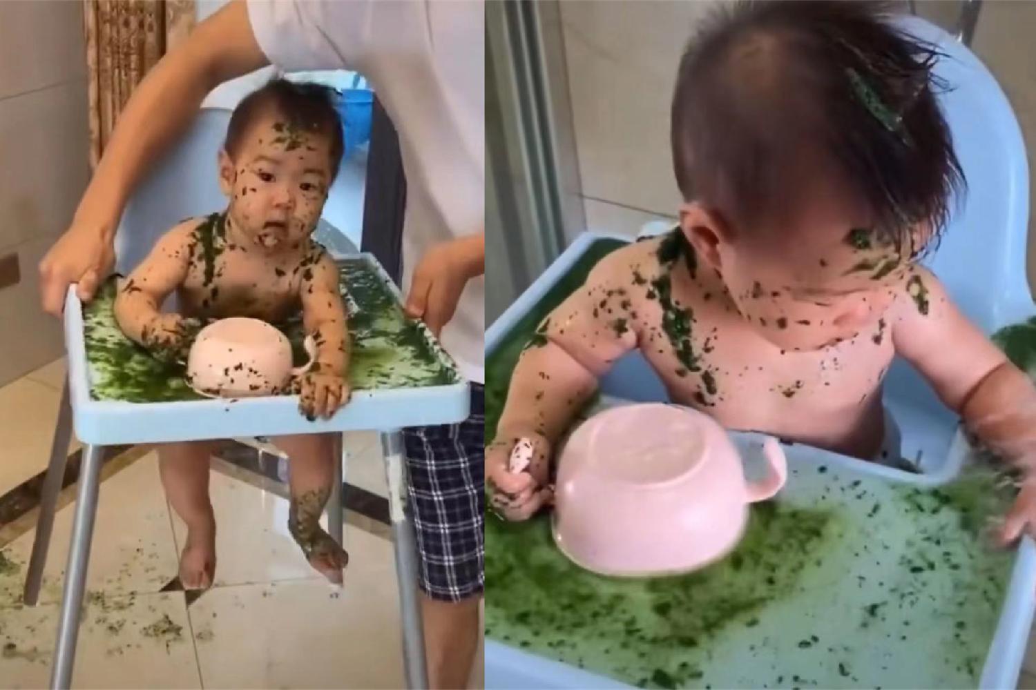 宝宝吃脏东西怎么教育,宝宝自主进食吃得少