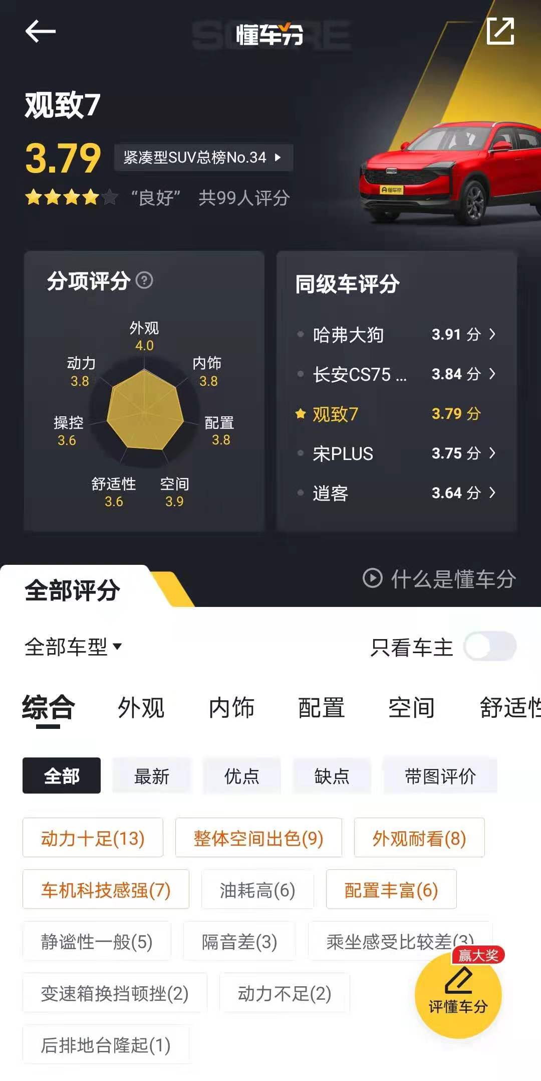 一款被遗忘的车型,开过两年的观致7值得买不