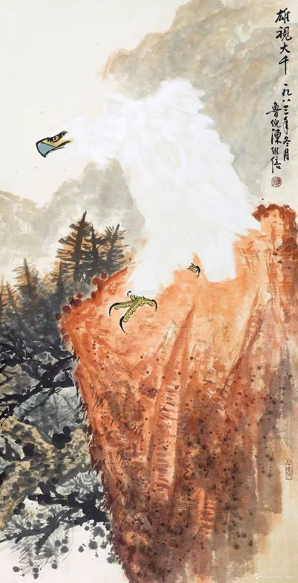陈良宗山水画作品欣赏,陈家振山水画作品欣赏