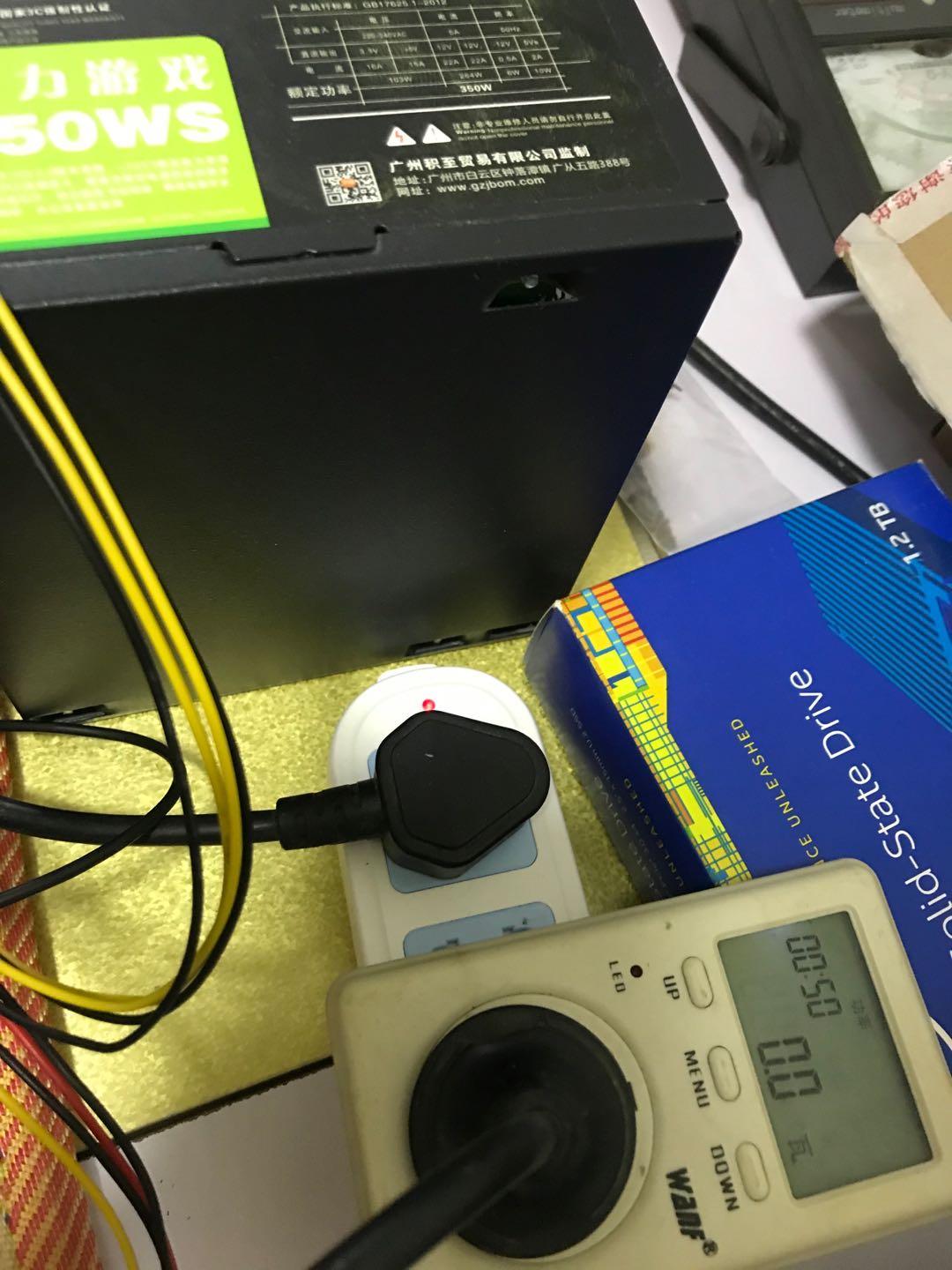 天猫69.9元山寨550WS电源打假，300W和850W都能稳定节省几度电费