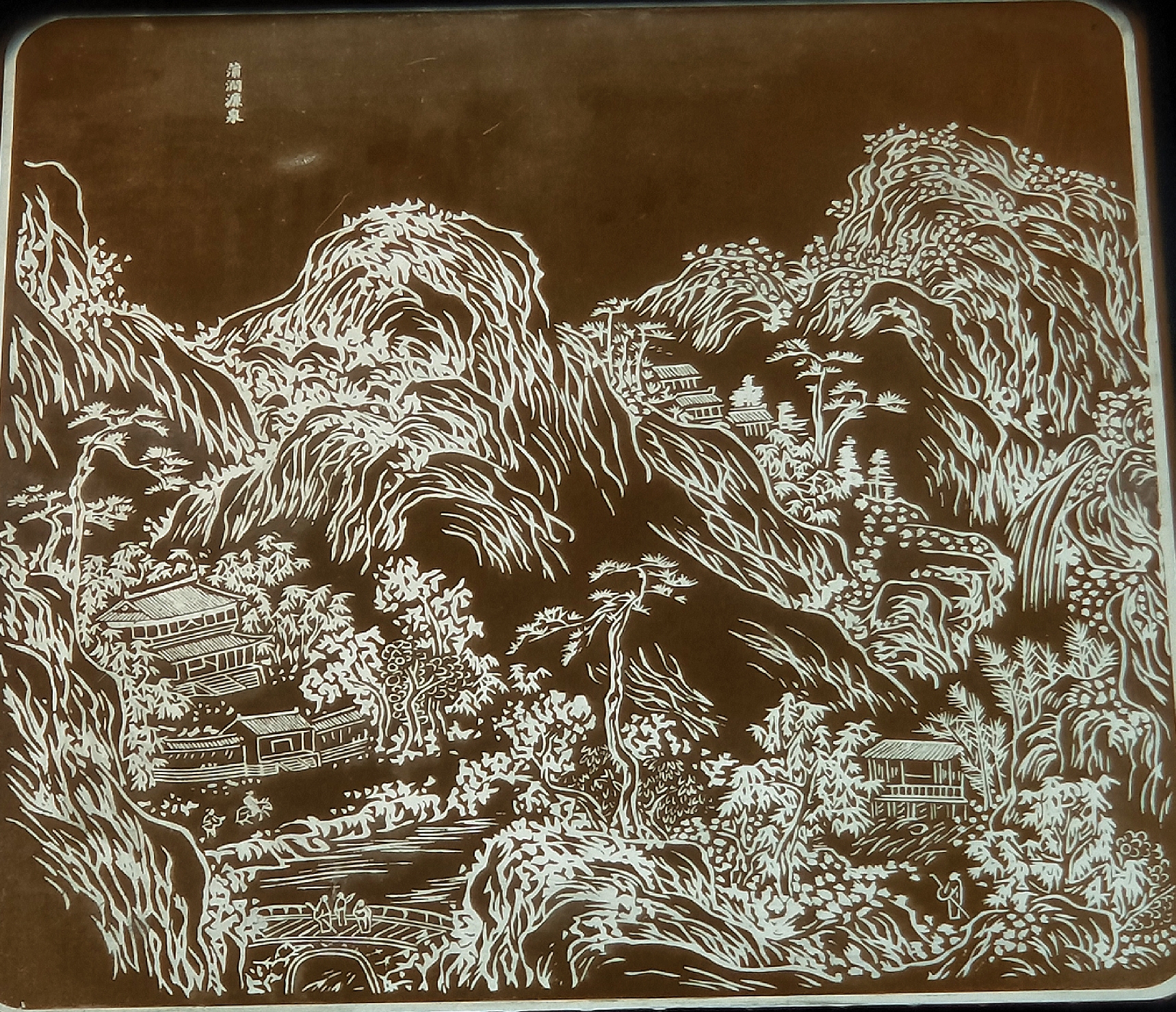 羊城八景彩色玻璃,顺德清晖园羊城八景图片