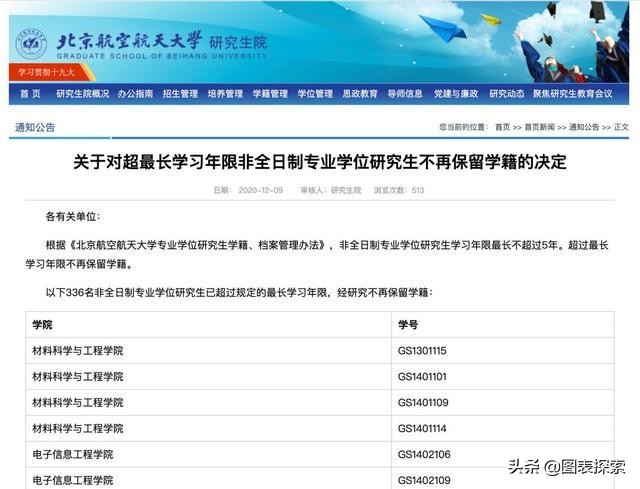 北航清退404名研究生的报道,北航值不值得考研究生
