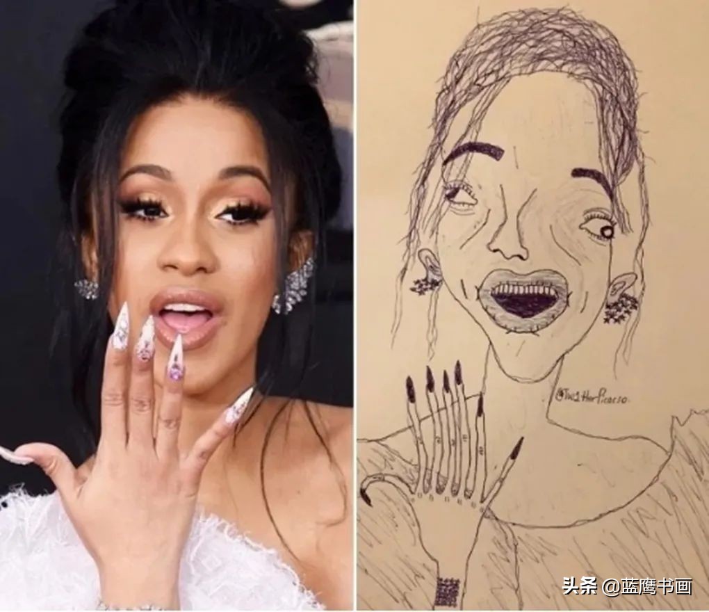 推特毕加索,推特画师怪诞