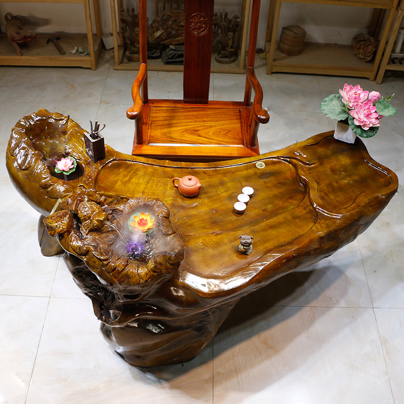 根雕茶台茶室,根雕茶台入门自学视频