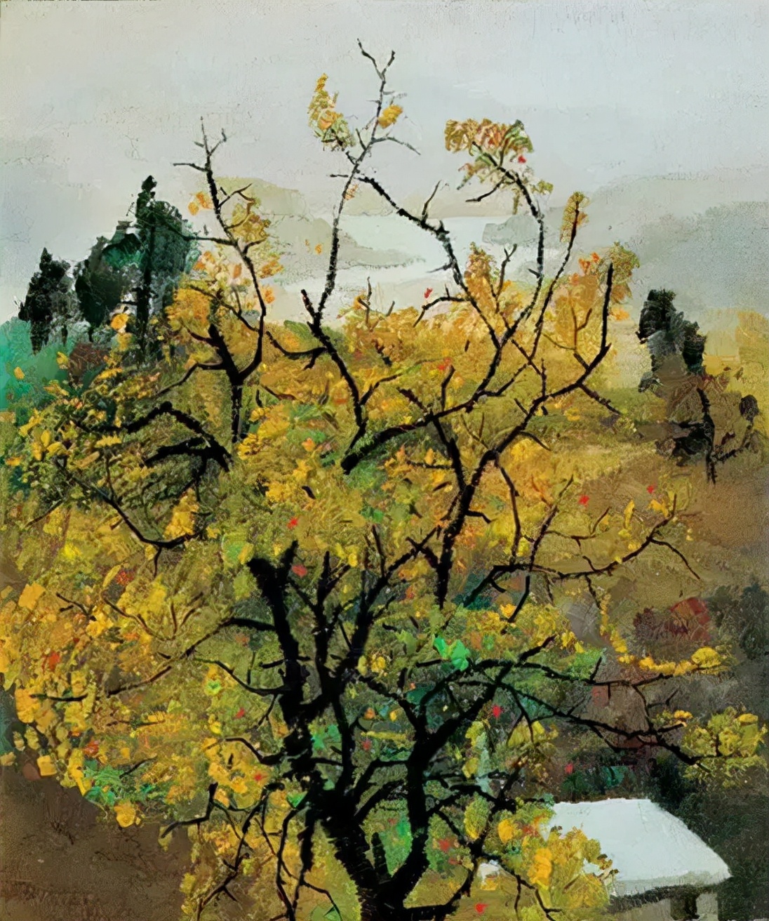 「巴蜀画派·节气」秋分：秋已浓，味更深