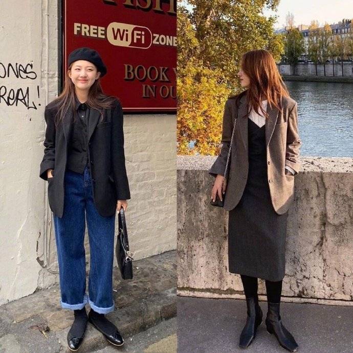 跟着小姐姐学穿搭,跟着韩剧学穿搭漂亮姐姐