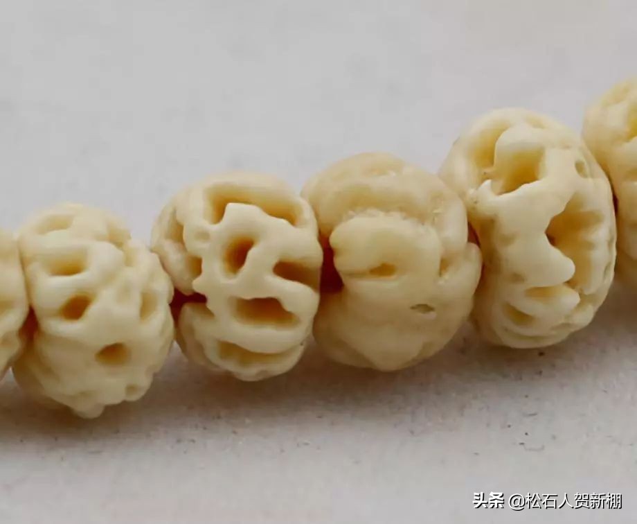 菩提各种盘玩方法,21颗菩提根手串上手效果