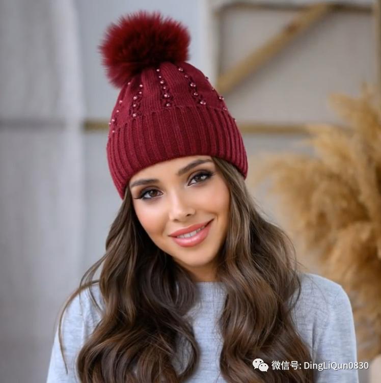 针织帽子简单款好看的,纯手工针织年轻人戴的帽子教程