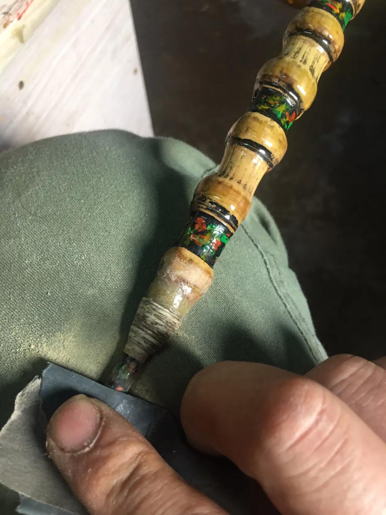 手竿换把怎么换,罗汉竹手竿