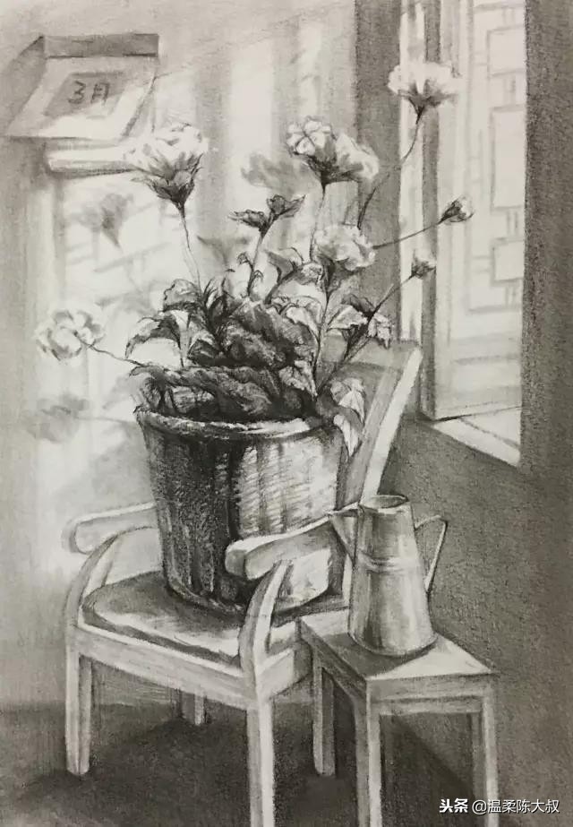 清华美院设计素描2015年高分卷,清华美院校考设计高分试卷