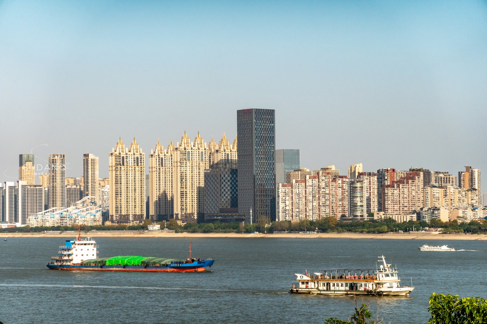 汉阳江滩大禹神话园游记,汉江江滩景区