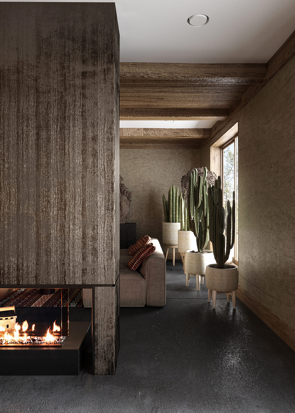 和平区侘寂风装修,极简主义的现代住宅设计