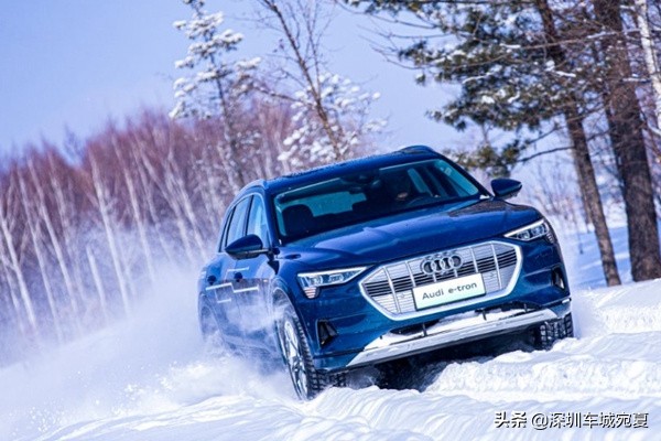 奥迪quattro冰雪试驾,奥迪quattro四驱雪地真实表现