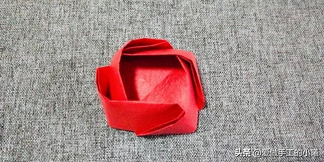 玫瑰花折纸教程大全简单慢动作,玫瑰花折纸方法简单易折非常漂亮