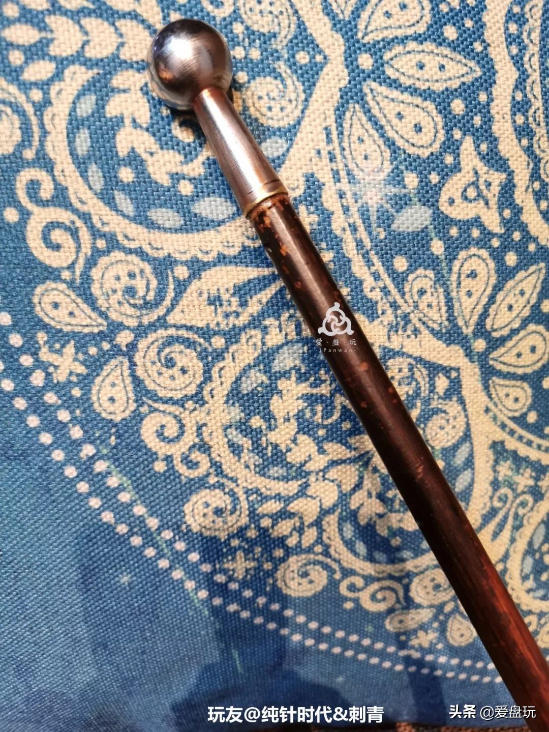 10块钱的手把件,极品老秤杆