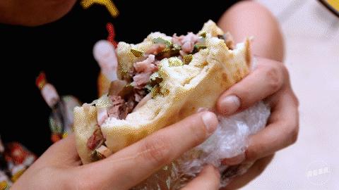 最适合摆摊的卤菜夹烧饼,郑州烧饼夹卤肉