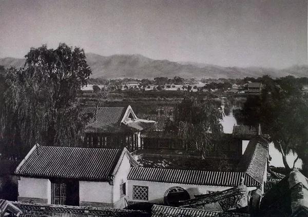 100年前中国风景建筑老照片,两亿多年前的景观