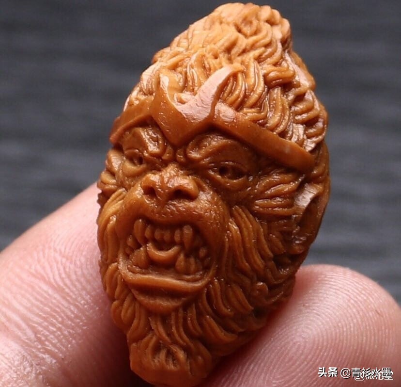 橄榄核适合初学者的核雕图案,橄榄核雕价值