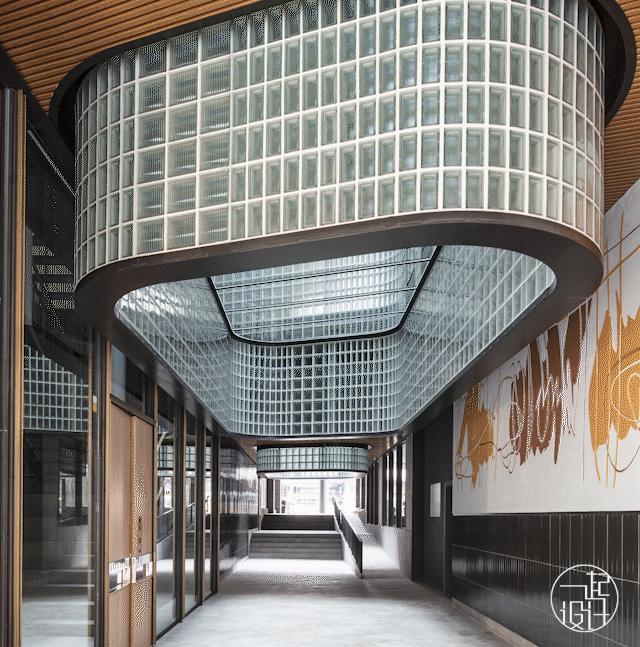 玻璃砖做公寓效果图 (公寓楼改造效果图)