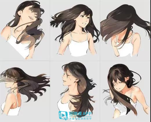 女生漫画发型100种简单画法图解,短发漫画发型女2020流行发型