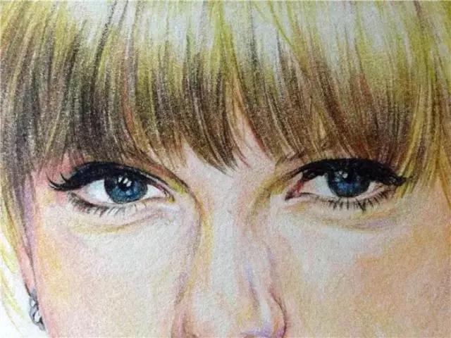 绘画~彩铅丨用彩铅如何描绘你心中的明星