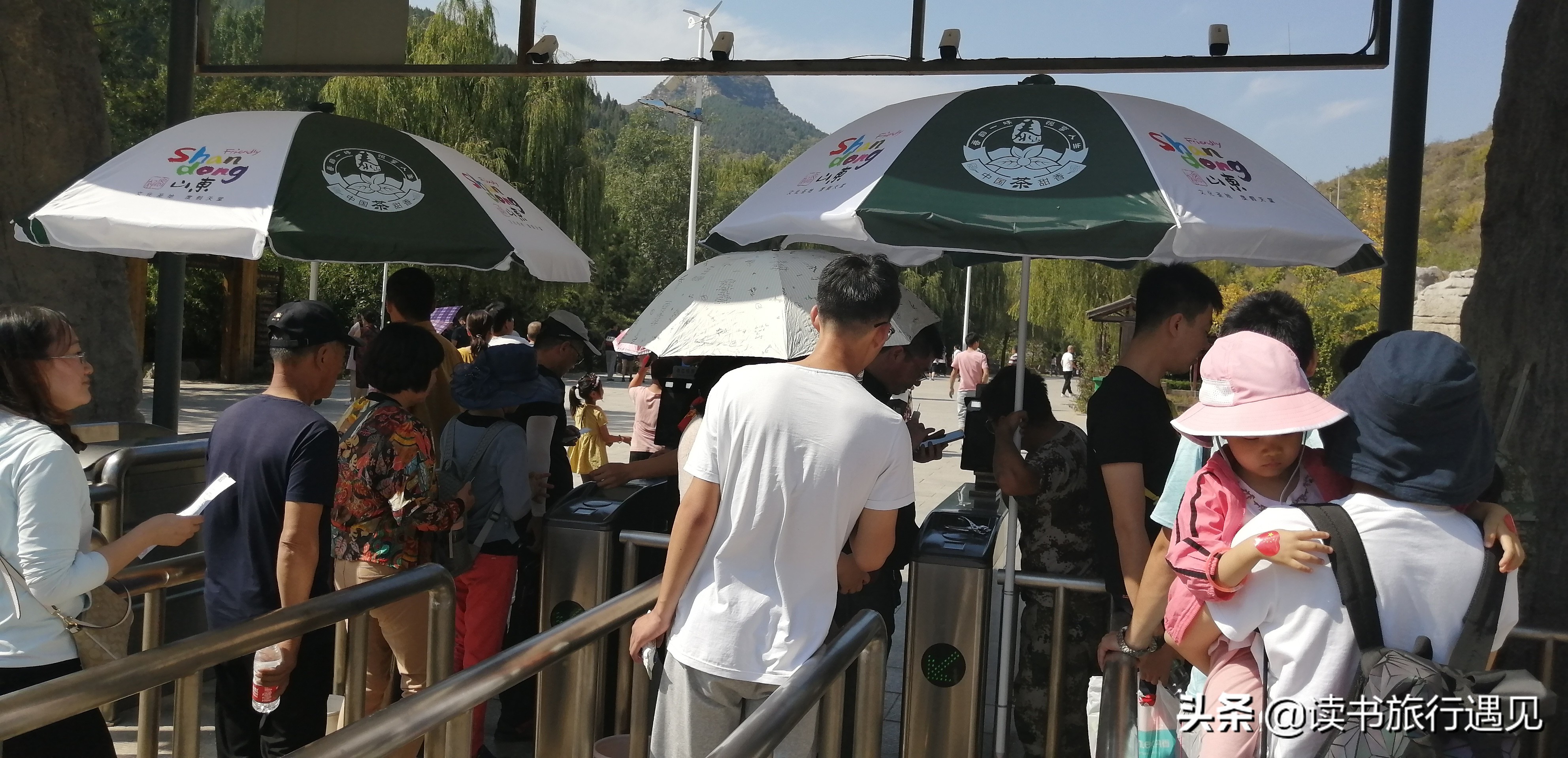 青州黄花溪秋色风景图片,潍坊青州的旅游景点黄花溪一日游