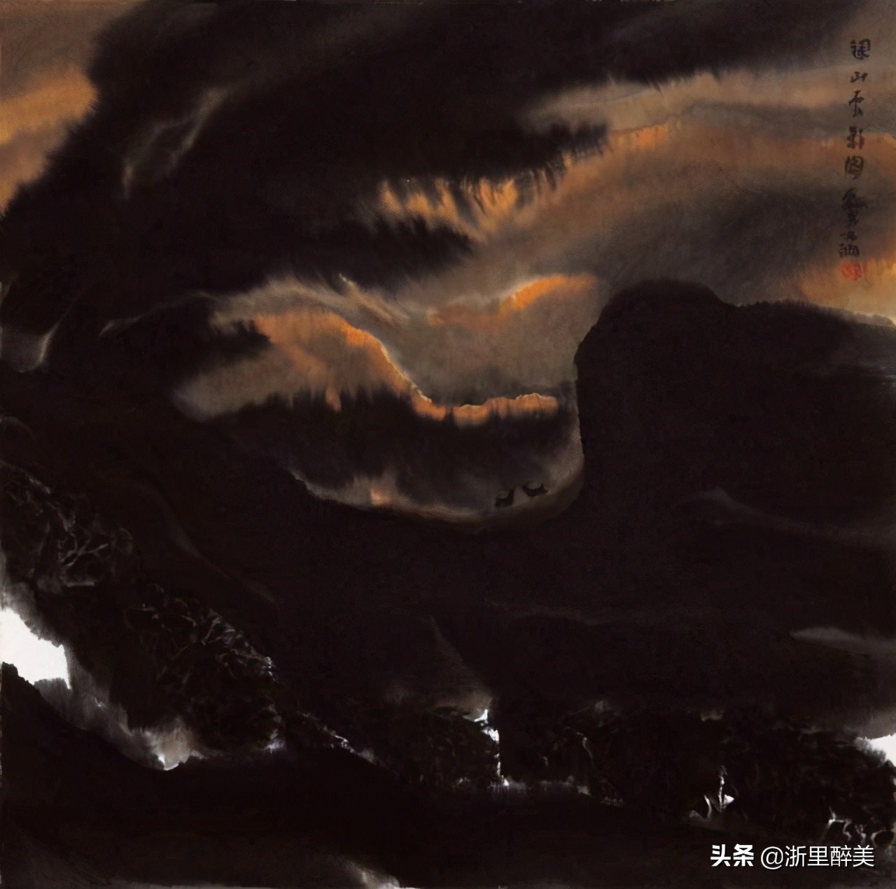 他师从李可染，一生专注画太行山：用一滴墨画出中国极致山水之美