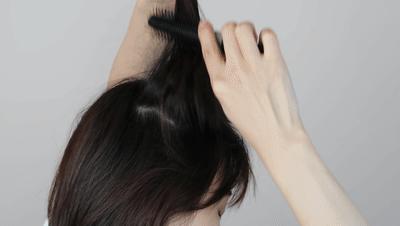 增加发量的5个小方法女生,发量少怎么梳显发量多
