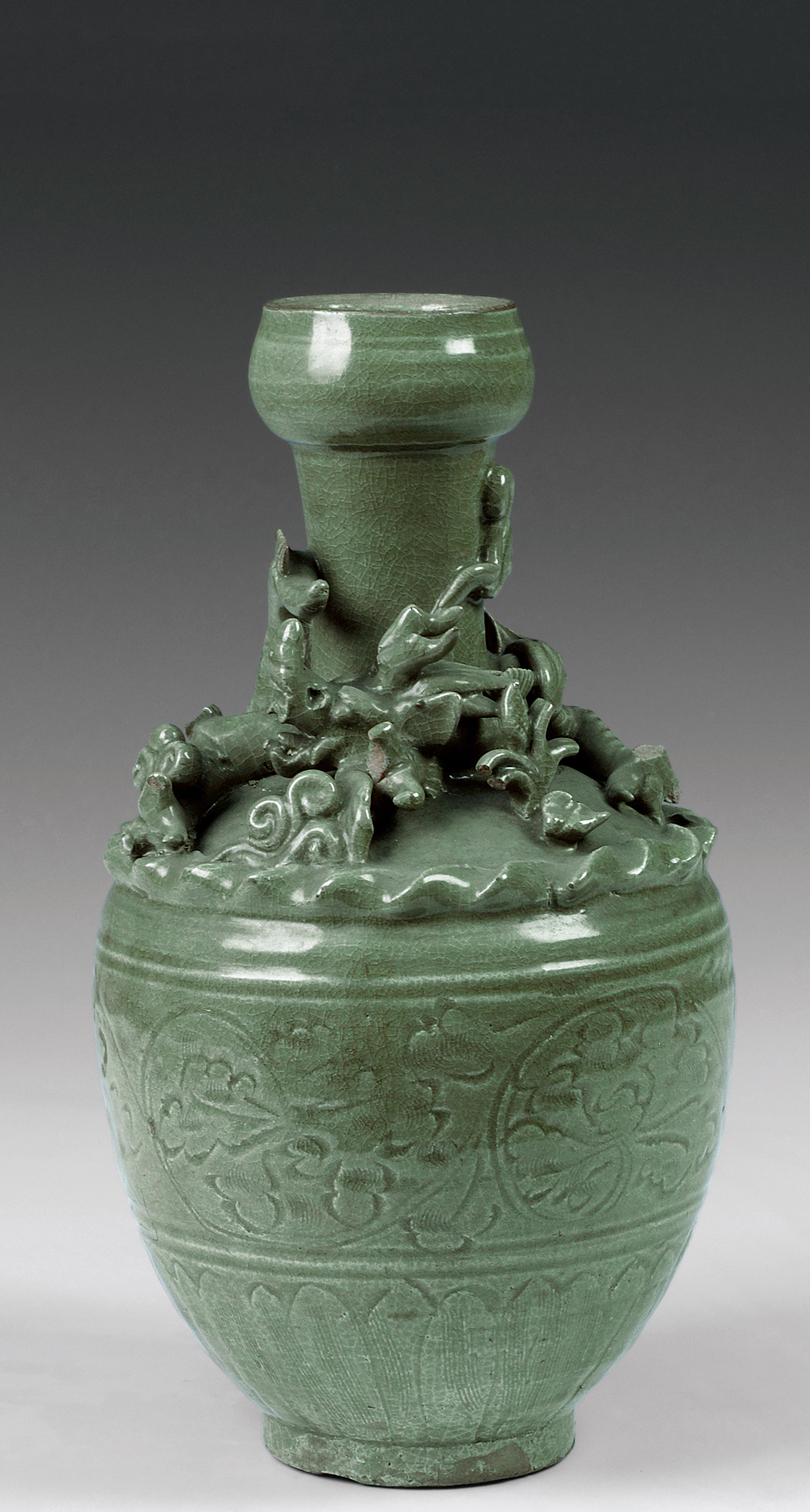 冰似玉,博物馆宋代龙泉窑欣赏