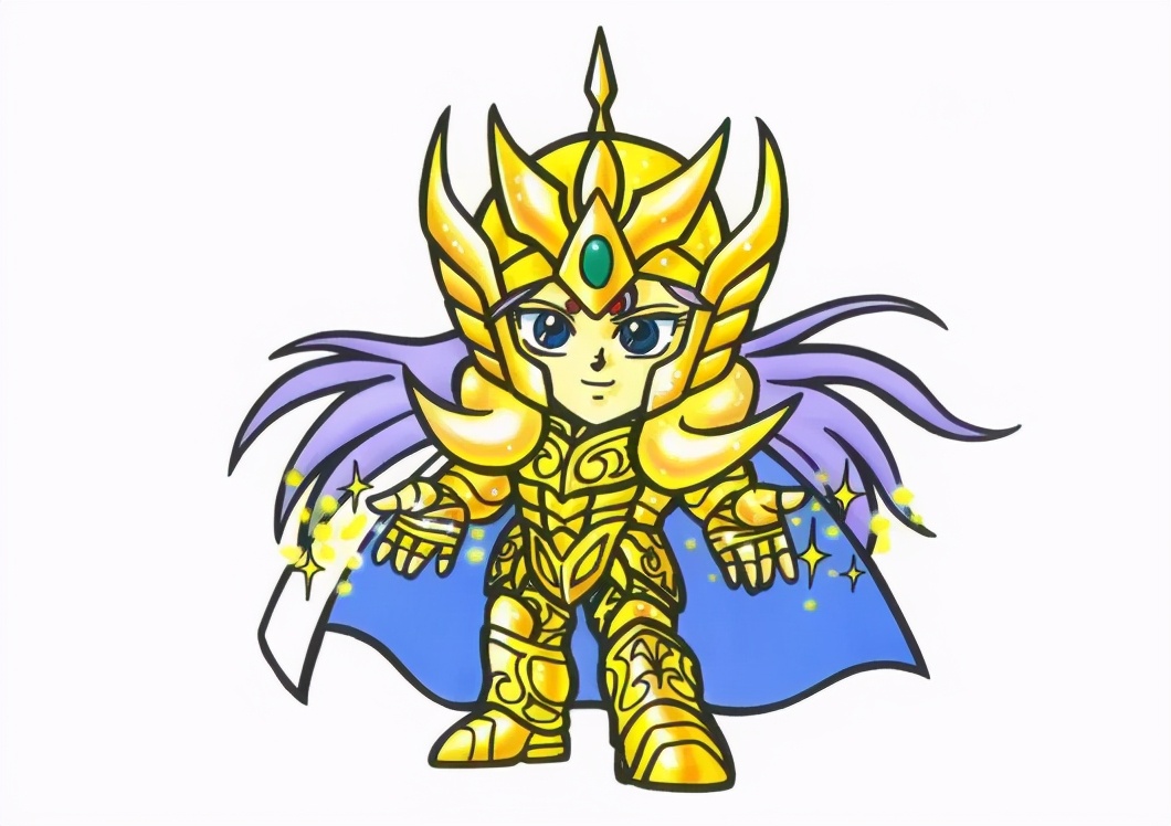黄金圣斗士卡通图,卡通圣斗士