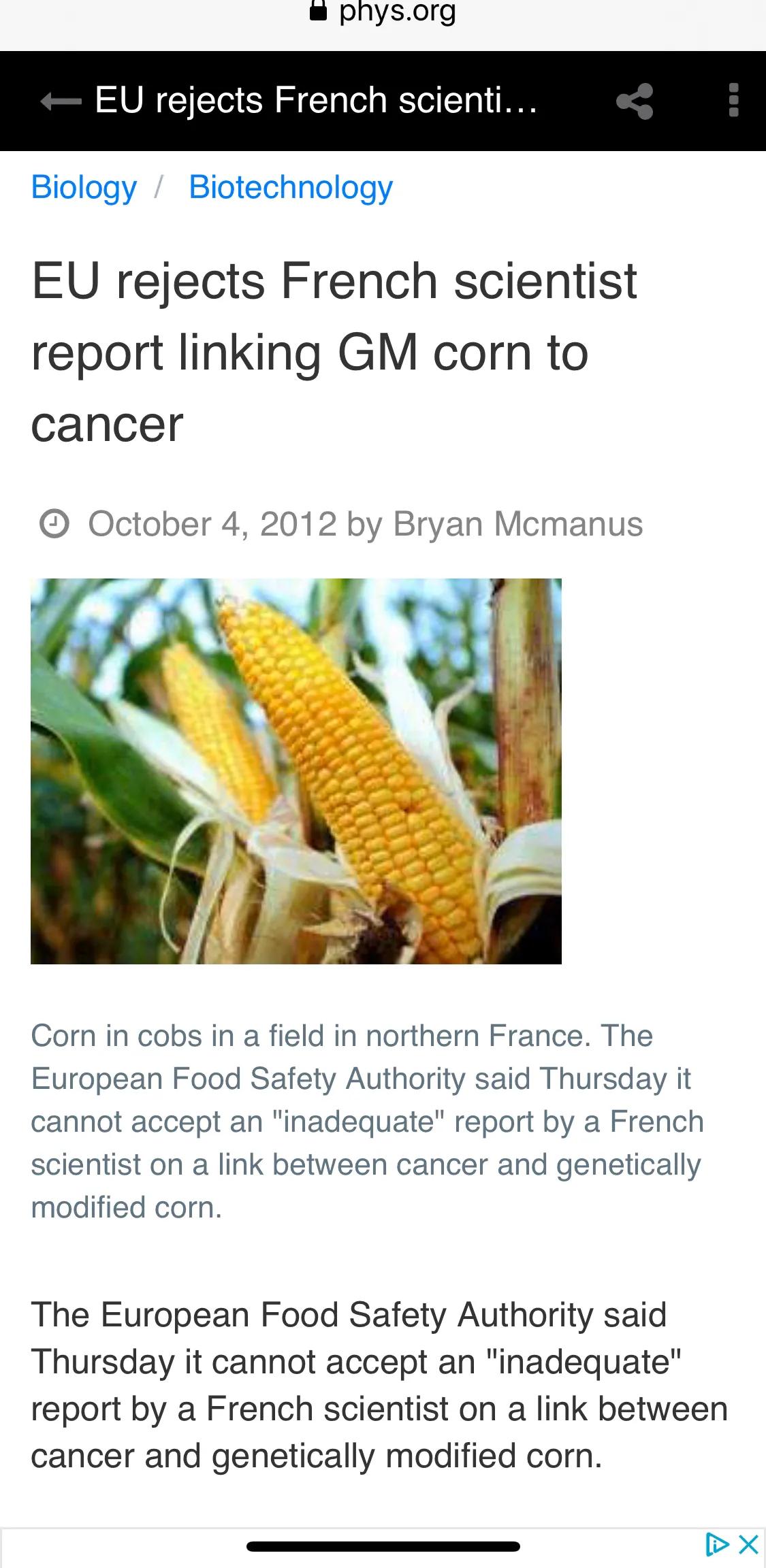 转基因食品利与弊的例证,关于转基因食品的文章