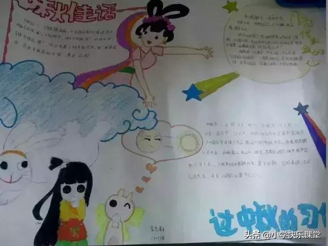 中秋节手抄报的内容怎么写300个字,中秋节的习俗来历手抄报内容