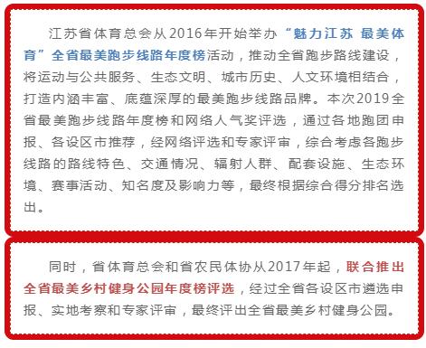 2019江苏最美跑步线路、最美乡村健身公园揭晓，徐州这些地方上榜
