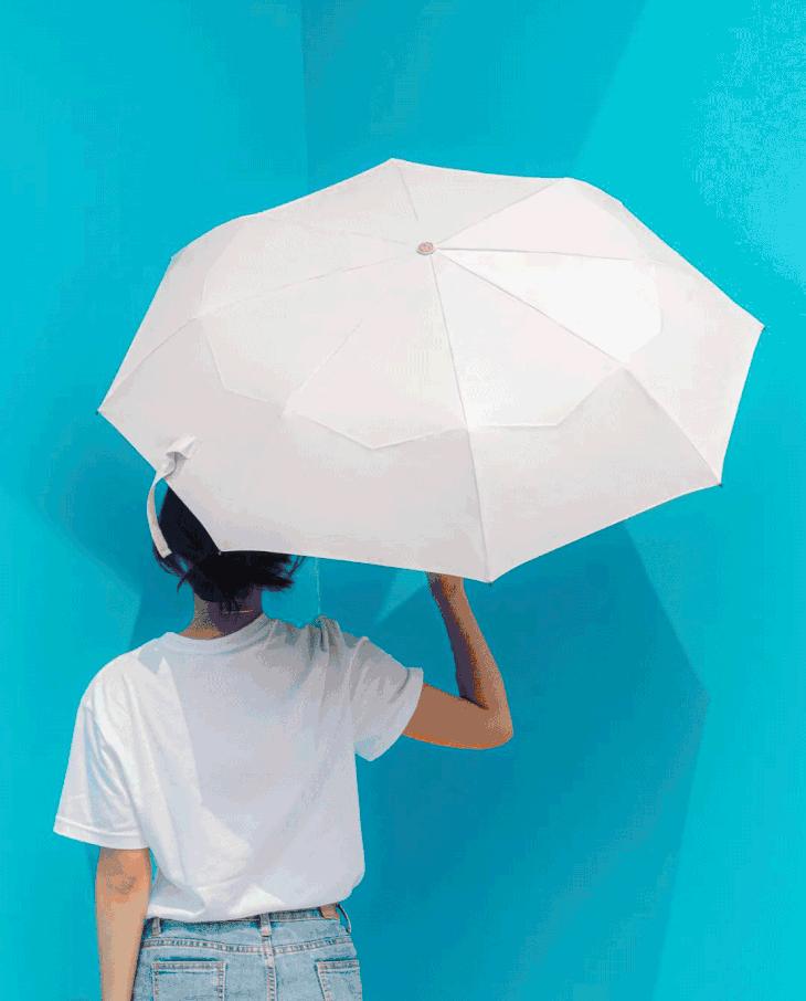 这才是全自动雨伞,自动收伞的懒人伞