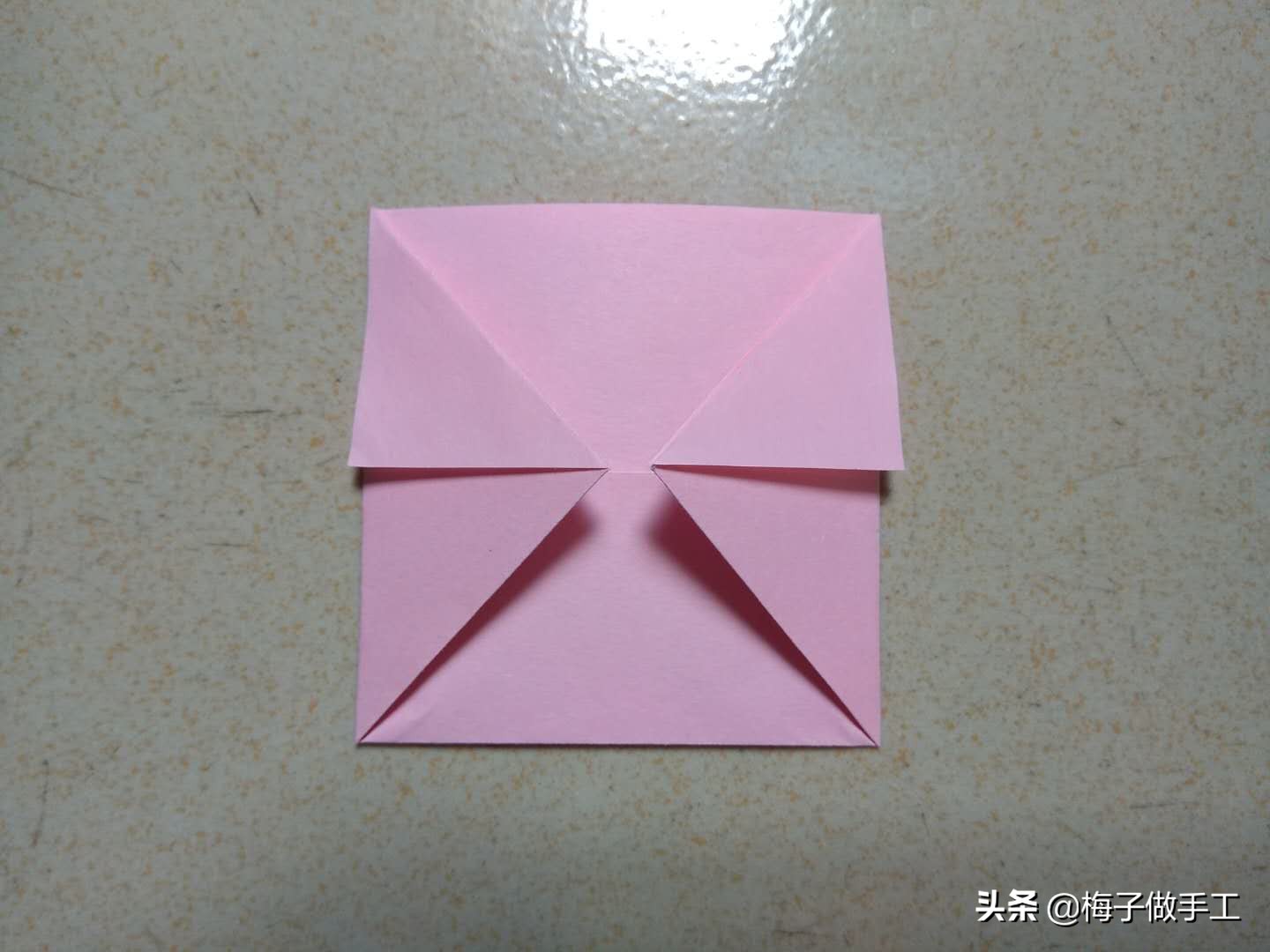 手工折纸抽纸盒教程简单,折纸手工大全折纸盒