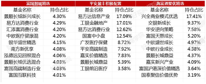 近两年涨13倍的基金,2023年四季度基金持仓排名