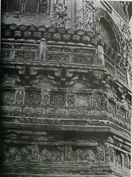 100年前中国风景建筑老照片,两亿多年前的景观