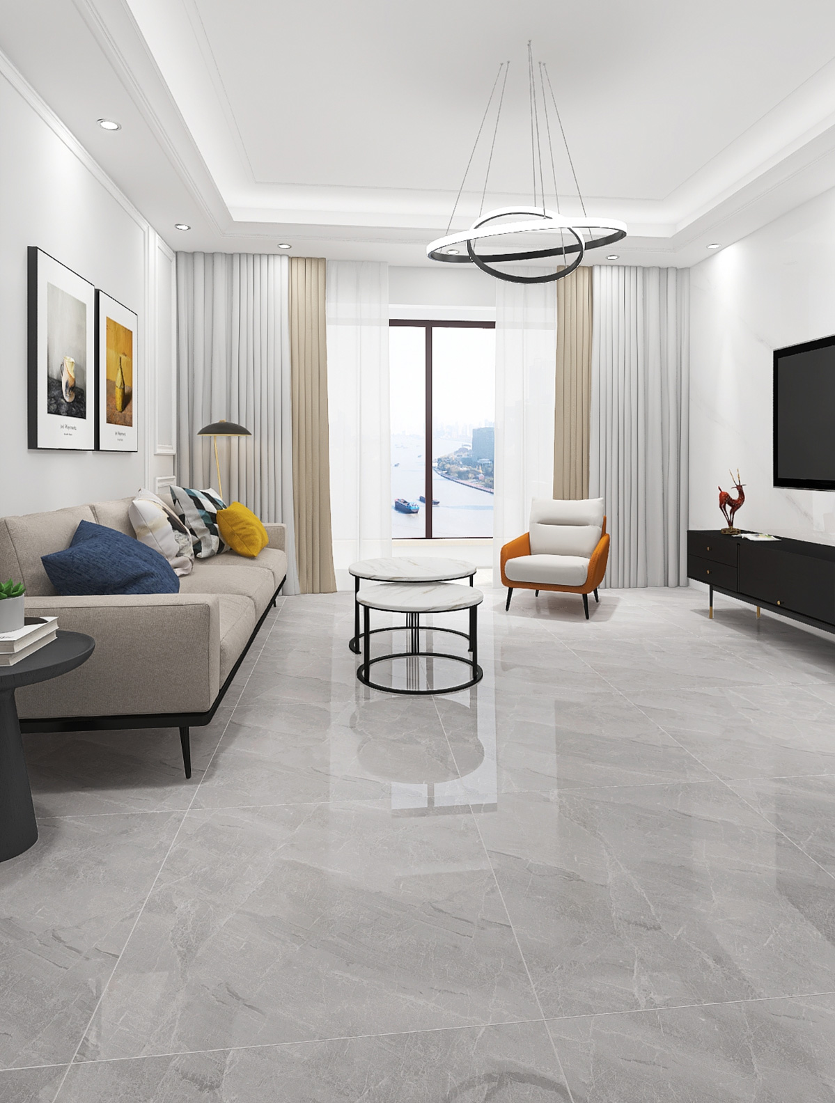 他花5000块的瓷砖，贴出了30000块的质感