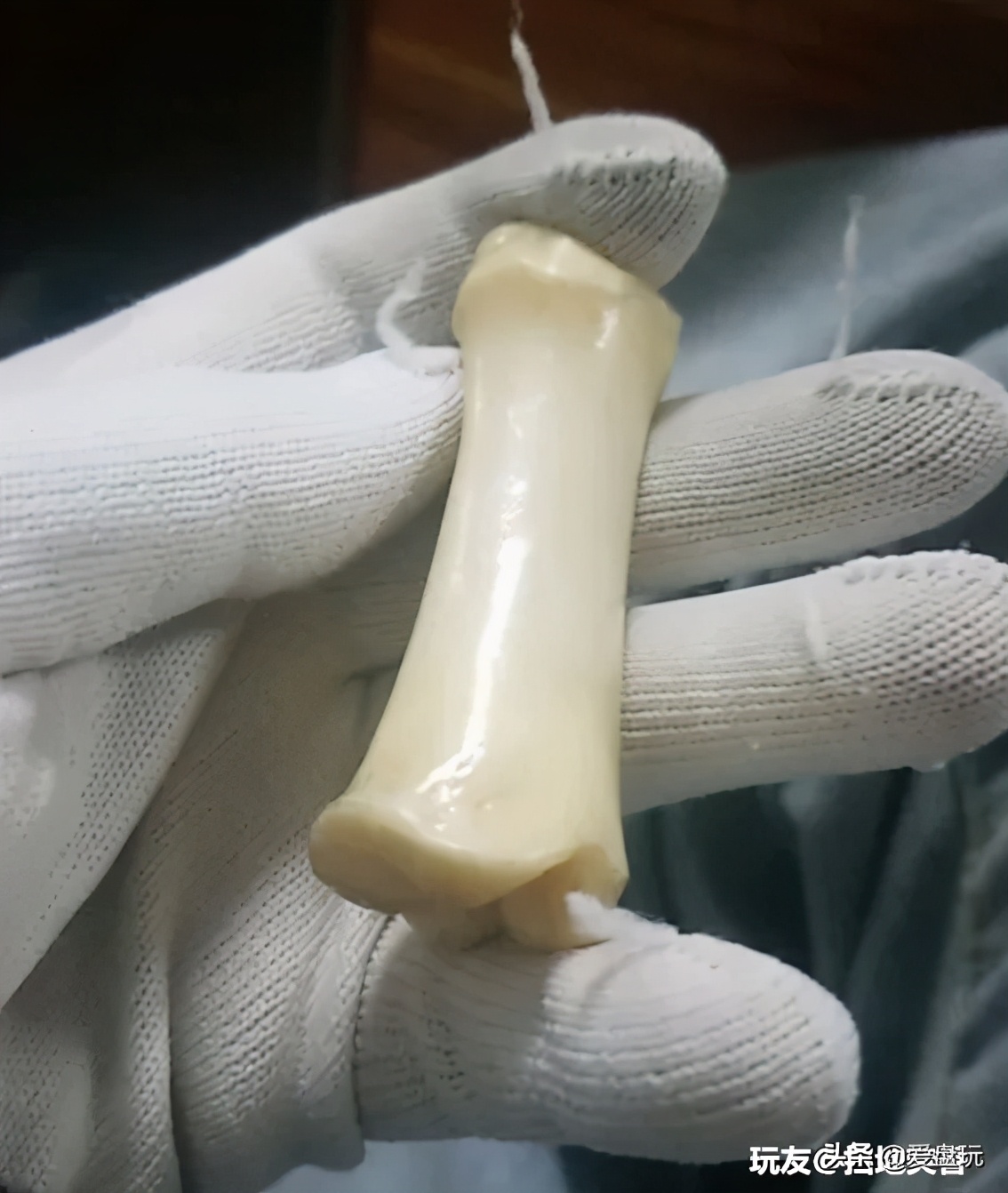 玉化骨头怎么盘,随便盘的手串