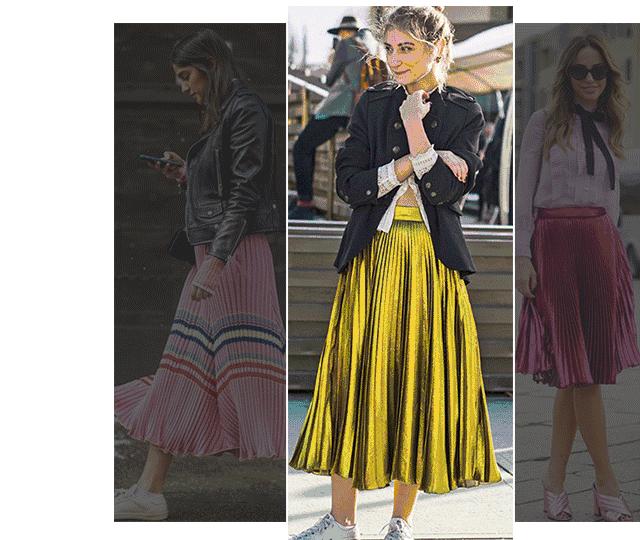 一条一年四季都能穿的万能百褶裙 (早春穿上这件百褶裙又仙又时髦)