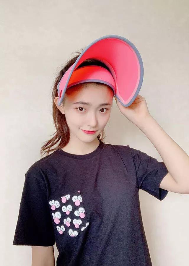 既能防晒又遮挡紫外线的帽子,可以折叠防紫外线遮阳帽