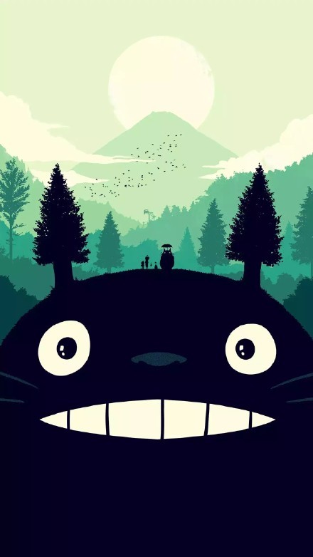 壁纸龙猫温馨,龙猫壁纸超清大图