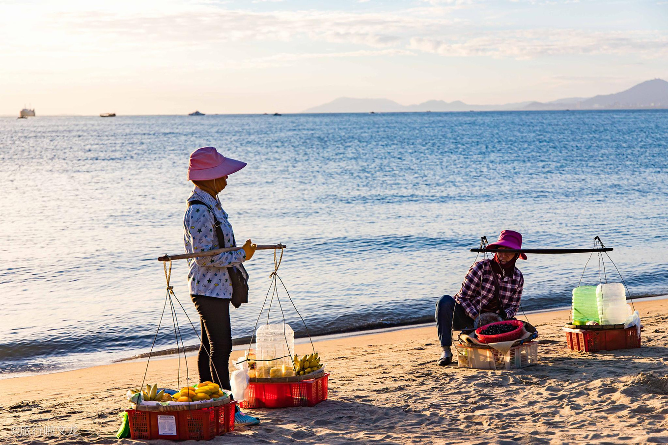 三亚的清晨和晚上,三亚的黄昏美不胜收