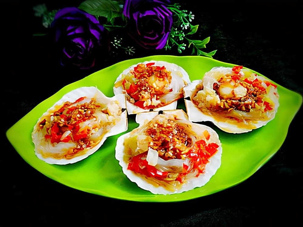 蒜蓉粉丝蒸扇贝做法扇贝怎么处理,已经蒸熟的扇贝能不能做蒜蓉扇贝