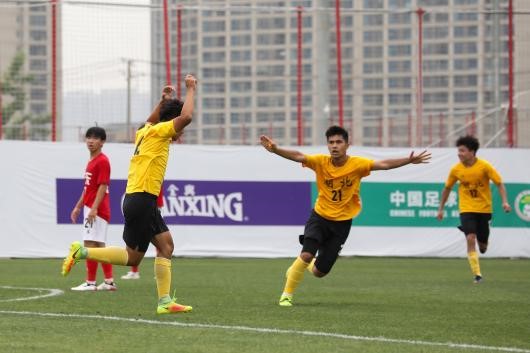 全运会男足u18广东陕西,中国男足u23爆冷胜韩国