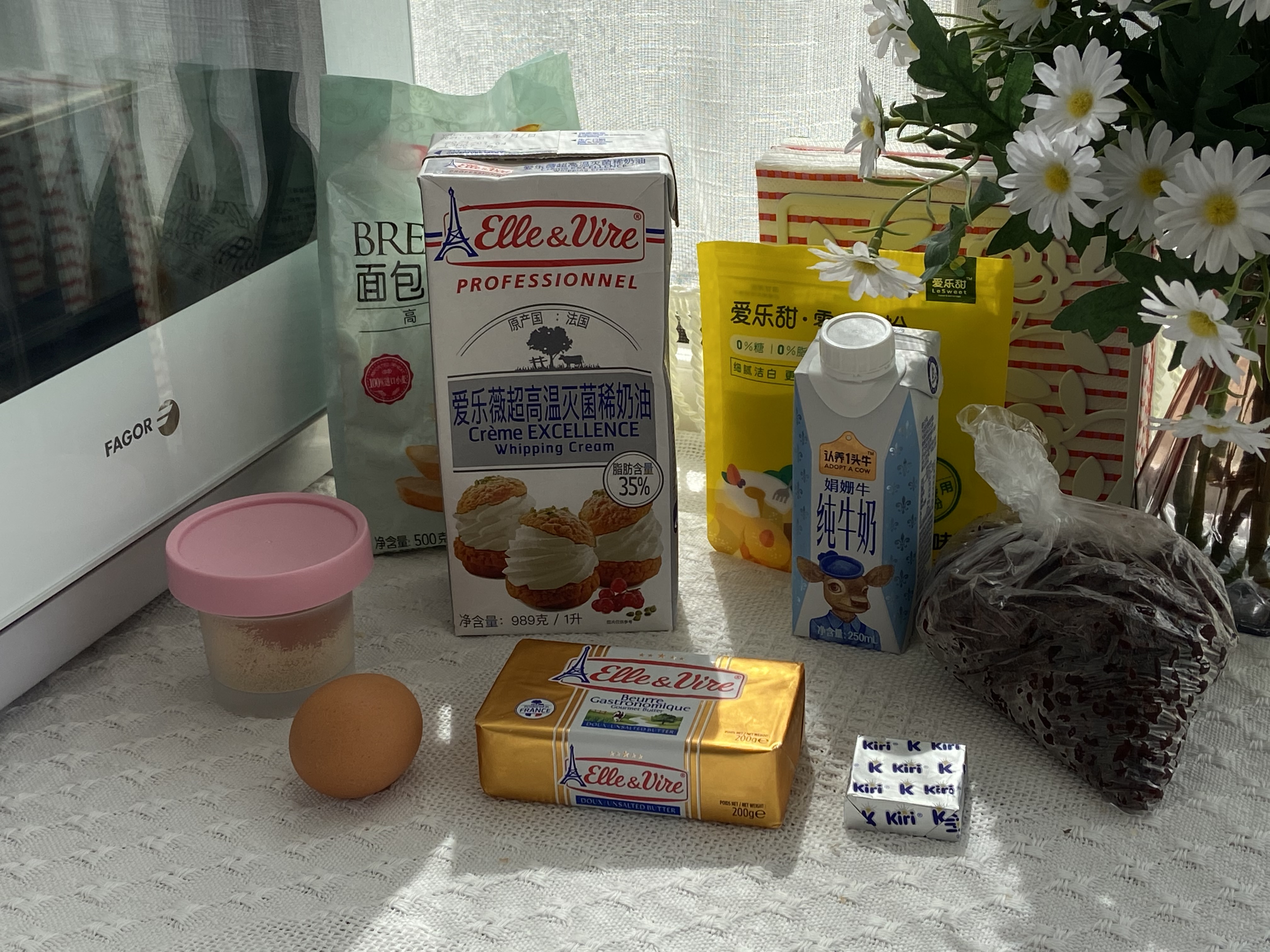 毛线团面包,用毛线编织面包