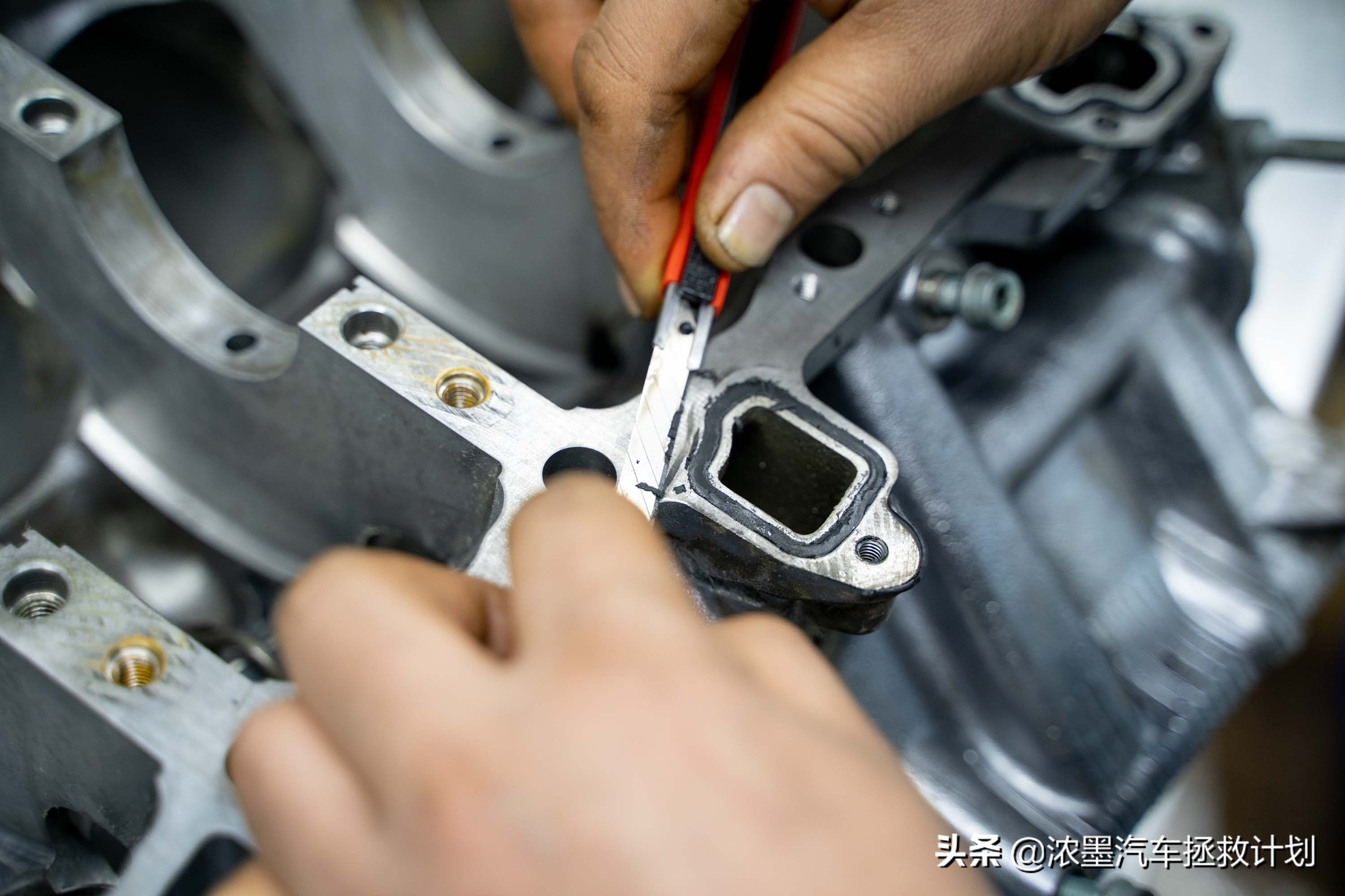 奥迪a6发动机大修全过程,翻新奥迪a6大修发动机